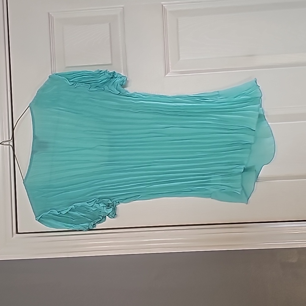 Womens SUNNY LEIGH Shirt. Size M. Color Green. - Picture 6 of 7